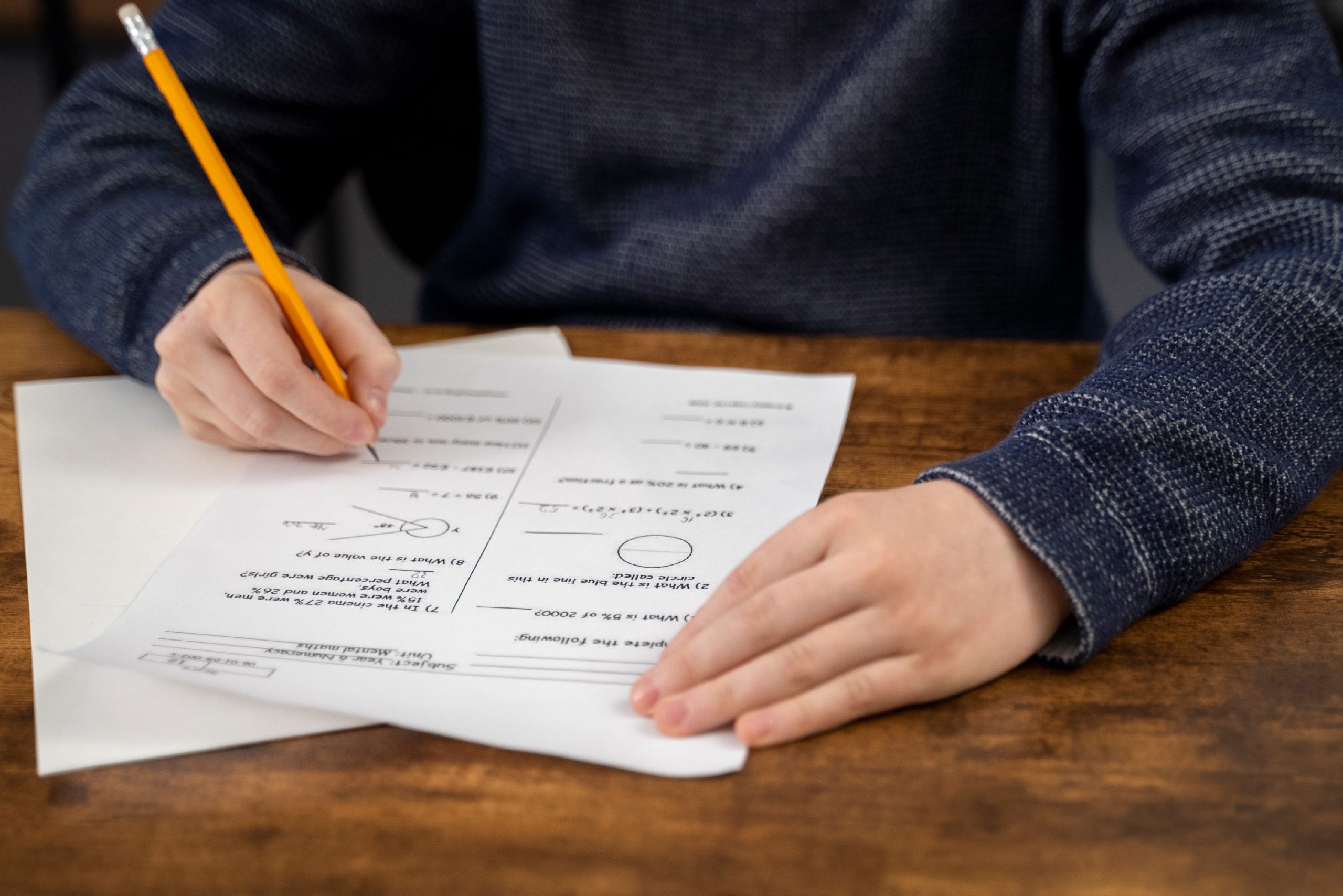 IELTS preparation students studying