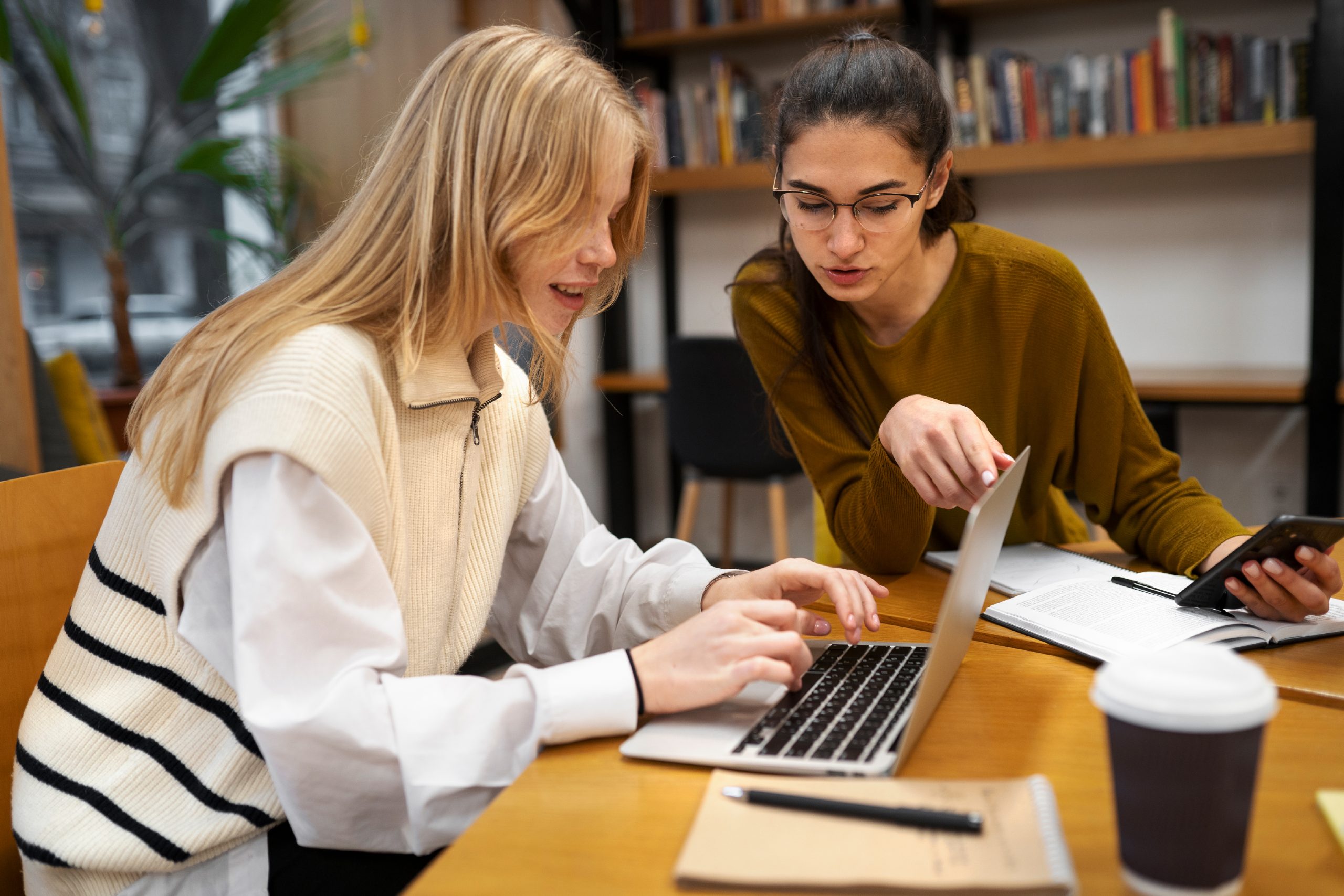 IELTS preparation students studying